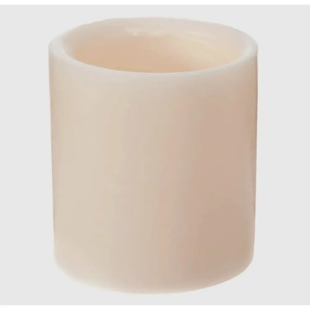 Spiral Light Candle Vanilla Tobacco 4x4 Round 30hr Burn -Brand New Medium
